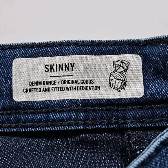 Only & Sons Jeans Men 30x32 (31) Blue Button Fly Skinny Cotton 22005280 Preppy - Picture 9 of 16